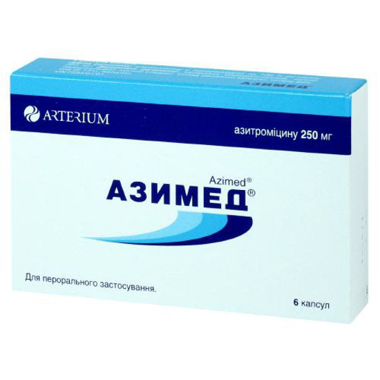Азимед капсули 250 мг №6